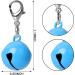 Molain 16 Pcs Cat Dog Collar Bells Jingle Bell for Cat Collar Dog Collar Charms Colourful Pet Small Bells with Clasps Pet Collar Accessories Festival Party DIY Crafts Decoration - Buy Online on GoSupps.com