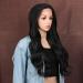 Style Icon Lace Front Wigs - 66cm Long Wavy Synthetic Wig for Women | Heat-Resistant Black Wig with Deep Part - Shop Internationally - Buy Online on GoSupps.com