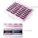 Colored Russian Strip Lashes - D Curl Color Eyelashes | 14 Pairs Natural Wispy Faux Mink Multipack - Buy Online on GoSupps.com