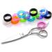 12Pcs Soft Silicone Scissors Finger Rings Grips Inserts - Barber Hair Cutting & Pet Shear Accessories - Buy Online on GoSupps.com