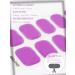 Kalolary 32PCS Cured Gel Nail Polish Strips Adhesive Full Wrap Gel Nail Art Sticker Waterproof Gel Nail Wrap Stickers with Nail File and Stick(UV/LED Lamp Required) (Purple) - Buy Online on GoSupps.com