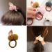 Aysekone 5 Pack Stuffed Rabbit Hair Scrunchies for Girls - Cute Bunny Ponytail Holders - Buy Online on GoSupps.com