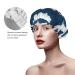 Greek Flag Printed Waterproof Shower Cap for Women - Fits All Head Sizes and Hair Textures - Buy Online on GoSupps.com