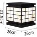 Courtyard Light Solar Outdoor Lamp Post Lights Square Waterproof Exterior Lantern Lighting Fixtures Garden Patio Yard Pathway Driveway Landscape Path Lights (Size : 32 * 32 * 28cm) () - Buy Online on GoSupps.com