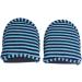 Alomejor Foldable Travel House Shoes | Portable Striped Spa Slippers | Washable Non-Slip Indoor Cotton Slippers - Buy Online on GoSupps.com