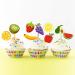 36Pcs Fruit Happy Birthday Cupcake Toppers Tropical Summers Cupcake Dessert Muffin Food Cake Picks Hawaii Fruit Baby Shower Wedding Party Themed Birthday Party Supplies - Buy Online on GoSupps.com