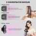 1800W Professional Ionic Hair Dryer with Diffuser - Fast Blow Dryer, AC Motor, Hot/Cold Wind, Constant Temperature, Gray - Buy Online on GoSupps.com