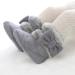 RVROVIC Baby Boys Girls Plush Winter Snow Boots | Anti-Slip Warm Fleece Infant Boots | Toddler Prewalkers 0-6 Months | Grey - Buy Online on GoSupps.com