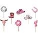 8Pcs Cowgirl Cupcake Toppers Disco Ball Pink Cowgirl Hats Boots Cactus Cupcake Toppers Cupcake Toppers for Western Theme Baby Shower Disco Cowgirl Bachelorette Birthday Party Decorations Supplies - Buy Online on GoSupps.com