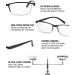 Buy Teraise Anti-Blue Reading Glasses for Men & Women - Comfortable Fashionable Computer Glasses with Blue Light Filter & Feather Hinge - International Shipping Available - Buy Online on GoSupps.com