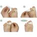 Hammer Toe Straighteners - 6 Toe Bandages Protectors for Overlapping, Bent, Crooked, and Broken Toes - Buy Online on GoSupps.com