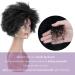 Queentas Real Hair Short Afro Wig for Women | Black Curly Wig with Ponytail | Perfect for Cosplay & Parties - Buy Online on GoSupps.com
