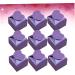 Abaodam 50pcs Box Candy Containers Party Supplies Chocolates for Gifting Box Square Bottom Biscuit Box 6*6cm Purple - Buy Online on GoSupps.com