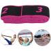 Buy 2 Yoga Bands - Elastic Fitness Stretch Belt with 8 Loops in Yellow & Pink | International Shipping Available - Buy Online on GoSupps.com