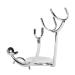 Durable Metal Razor Stand with Brush & Soap Shell Holder | Practical & Easy to Clean | Stable Design for Beard Cutters - Buy Online on GoSupps.com