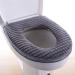 WDSHCR Bathroom Soft Toilet Seat Cover Pad -Toilet Seat Cushion Washable and Comfortable Toilet Seat Cover Pads, Fits Most Size Toilet Lids for Bathroom (Gray)