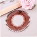 Stretch Hair Combs Plastic Full Circle Headband Flexible Hair Clip Sports Hair Wrap Holder for Women Girls Style 4 - Buy Online on GoSupps.com
