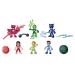 PJ Masks Nighttime Heroes Figure Set Preschool Toy 6 Action Figures and 11 Accessories for Kids Ages 3 and Up