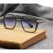 Blue Light Blocking Large Anti-UV Fashion Reading Glasses +3.00 - Black & Golden Eyeglasses for Eye Protection - Buy Online on GoSupps.com