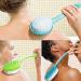 Bath Brush Back Brush for Showering | Soft Bristle Skin Massage Body Brush for Women & Men - Blue - Buy Online on GoSupps.com