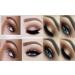 Glitter Eyeshadow Palette Makeup Set 4 Colors Shimmer Eyeshadow Palette Gold Eyeshadow Highly Pigmented Long Lasting Waterproof Sweatproof Professional Nude Eyeshadow Palette Make Up Palettes for Women Warm Natural Neutral Smokey Eye Eyeshadow Palette (8# - Buy Online on GoSupps.com
