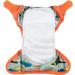 Close Pop-in Premium Bamboo Newborn Cloth Nappy - Soft & Absorbent Reusable with Toucan Print - Secure Aplix Fastener | Toucan Print - Buy Online on GoSupps.com