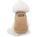Shop Tineer Pet Dog Winter Coat - Warm Fleece Jacket for Small & Medium Dogs - Khaki - Buy Online on GoSupps.com