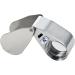 MSLAN 40X Full Metal Illuminated Jewelers Magnifier - Pocket Folding Magnifying Glass with LED Light for Currency Detecting and Jewelry Identifying - Buy Online on GoSupps.com