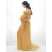 Maeau Maternity Photography Dress XL Yellow - Elegant Ladies Wedding Party Apparel - Buy Online on GoSupps.com