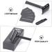 Angoily Manual Razor Set - Reusable Double-Edged Beard Shaver with Butterfly Opening | Stainless Steel Blade | 10.3x4cm - International Shipping - Buy Online on GoSupps.com