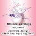 Reusable Silicone Earplugs for Sleep, Snoring, Concerts & Swimming - Pink | Noise Cancelling, Sound Blocking & Noise Reduction Ear Plugs - Buy Online on GoSupps.com