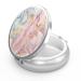 Pill dose 3 compartments Medicine Pill dose portable pill box for bag or wallet Pillendose Decorative metal medicine vitamin organizer Unique gift (orange pink marble) 28-orange pink marble 1 piece