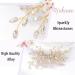Yokawe Gold Bridal Wedding Hair Comb - Vintage Rhinestone Side Combs for Women and Girls - Buy Online on GoSupps.com