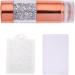 Autoecho Silicone Nail Art Stamp Tool | Diamond Nail Scraps Coating & Transparent Scraper | Perfect for Manicure & Nail Art Templates - International Shipping - Buy Online on GoSupps.com