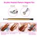 Nail Magnet Stick Set - 5 Piece Double Head Floral Design Magnet Pen & Strong Pencil for DIY 3D Cat Eye & Gel Nail Art Accessories - Buy Online on GoSupps.com