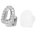 Single Tooth Bling Accessory - Silver Teeth Decoration for Halloween Party & Show - International Shipping Available - Buy Online on GoSupps.com