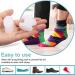 RooRuns Toe Separators for Overlapping Toes & Bunions - Gel Orthopedic Bunion Corrector & Relief - Large Size (3 Pair) 6pcs White - Buy Online on GoSupps.com