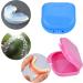 Denture Box Retainer Case Denture Storage Bath Box Denture Holder Box Cleaning Box Lightweight and Portable Cleaning Box with Filter (S Pink) S Pink - Buy Online on GoSupps.com