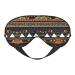 SSIMOO African Ethnic Pattern Soft Sleep Eye Mask Female Breathable Eye Patch Perfect for Travel and Relaxation Black