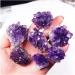 Natural Crystal Rough Crystal Purple Amethyst Hole Quartz Crystal Cluster Geode Druzy Home Decoration Gemstone (Size : 30-40g) - Buy Online on GoSupps.com