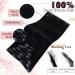 Easyouth Jet Black Clip in Hair Extensions 12 Inch - 70g 7Pcs Double Weft Real Human Hair Extensions - Buy Online on GoSupps.com