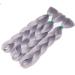 Elailite 24 Hair Braids Extensions - Soft Gray 300g (3 Pieces) | International Shipping - Buy Online on GoSupps.com