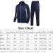 PUMPITU Men's Casual Athletic Tracksuit Set - Navy+Gray, X-Large - Buy Online on GoSupps.com