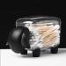 BOW High-Quality Moisture-Proof Cotton Pad Holder for Makeup | Black Lamb Design - Ideal for Cotton Swabs & Light Makeup Storage - Buy Online on GoSupps.com