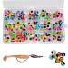 Laxygo 120pcs-300pcs Fish Eye Beads Fishing Line Beads Assorted Mixed Color Fishing Beads 6mm/8mm/10mm/12mm 120pcs 12mm Mixed Color