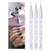 Colorful Nail Art Pens Set for Women | 3-Piece Ergonomic DIY Nail Design Kit - Ultra-Thin Floral Lines & Strips - Buy Online on GoSupps.com