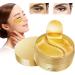 Houmai Gold Eye Mask Eye Mask Pure Gold Anti-Aging Collages Eye Mask For Dark Circles and Puffiness Anti-aging Moisturizing Eyes Skin Care 24k Gold Essence Eye Patch for All Skin Types (2Boxes)