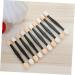 Didiseaon 50 Pcs Disposable Makeup Applicator Double Head Eyeshadow Cosmetic Eye Shadow Stick Size 1 Black - Buy Online on GoSupps.com