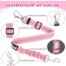 Eyin Dog Harness with Safety Belt for Car - Adjustable & Breathable - Pink XS - 2 Carabiner Hooks & Seat Belt Buckle - Buy Online on GoSupps.com