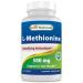 Best Naturals L-Methionine 500 mg 120 Veggie Capsules